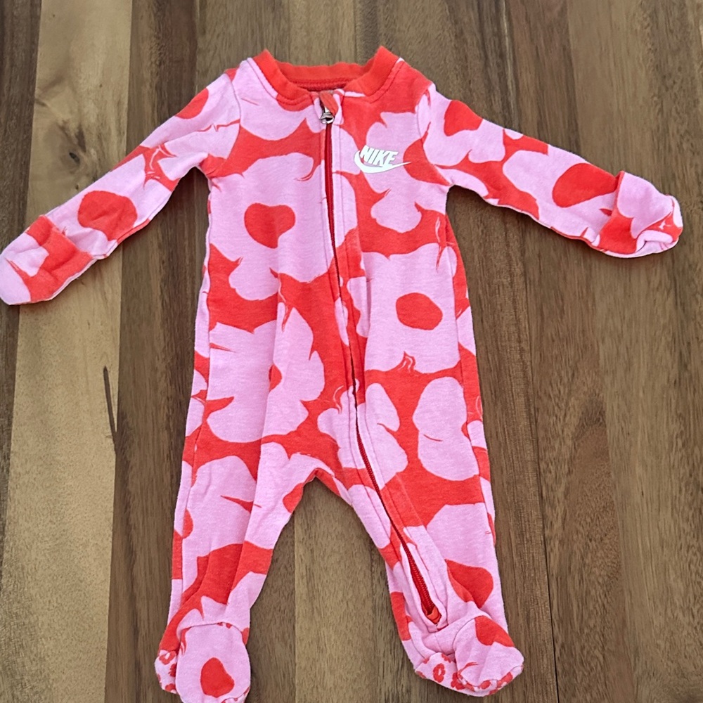 Nike Kids One Piece in Pink and Red Floral